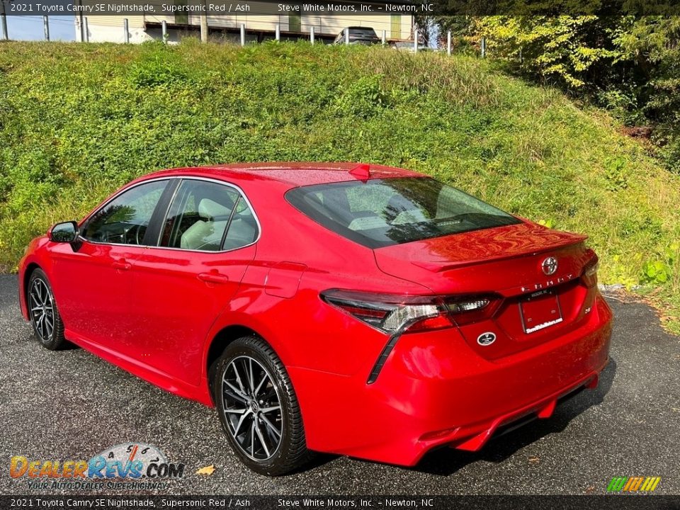Supersonic Red 2021 Toyota Camry SE Nightshade Photo #9