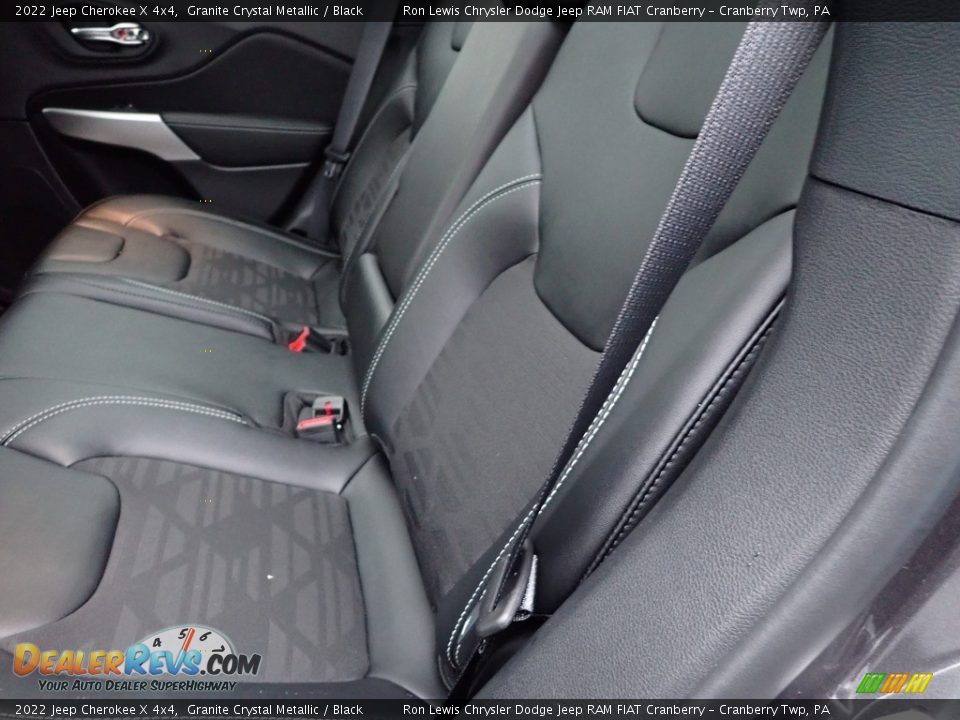 Rear Seat of 2022 Jeep Cherokee X 4x4 Photo #13