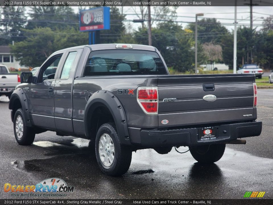 2012 Ford F150 STX SuperCab 4x4 Sterling Gray Metallic / Steel Gray Photo #6