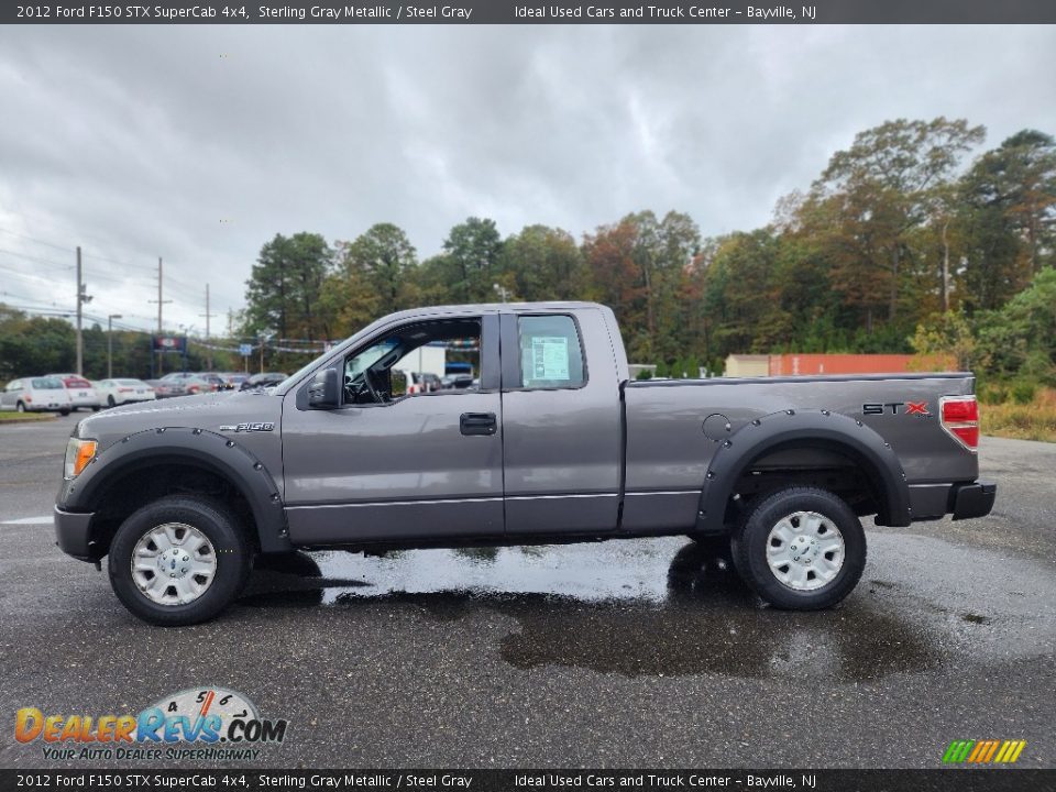 2012 Ford F150 STX SuperCab 4x4 Sterling Gray Metallic / Steel Gray Photo #7