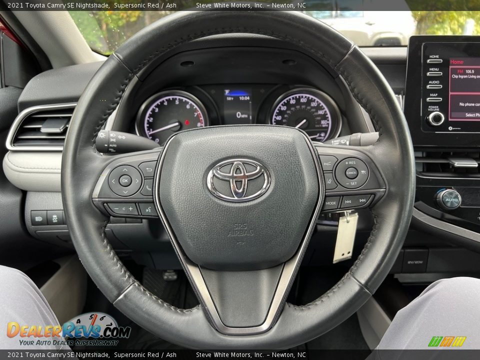 2021 Toyota Camry SE Nightshade Steering Wheel Photo #18