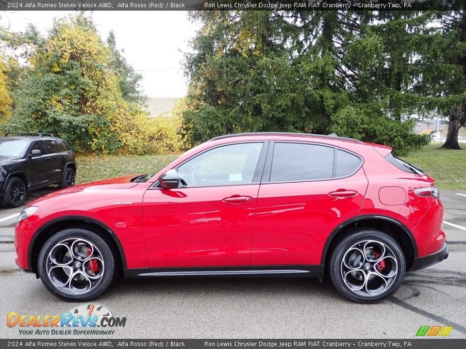 Alfa Rosso (Red) 2024 Alfa Romeo Stelvio Veloce AWD Photo #2