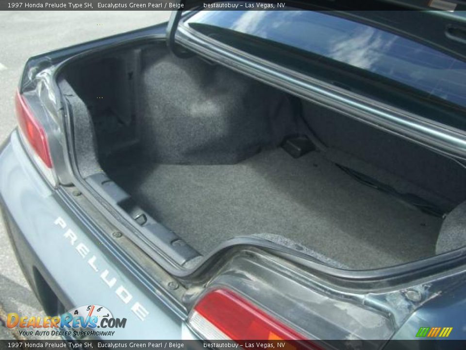 1997 Honda Prelude Type SH Eucalyptus Green Pearl / Beige Photo #33