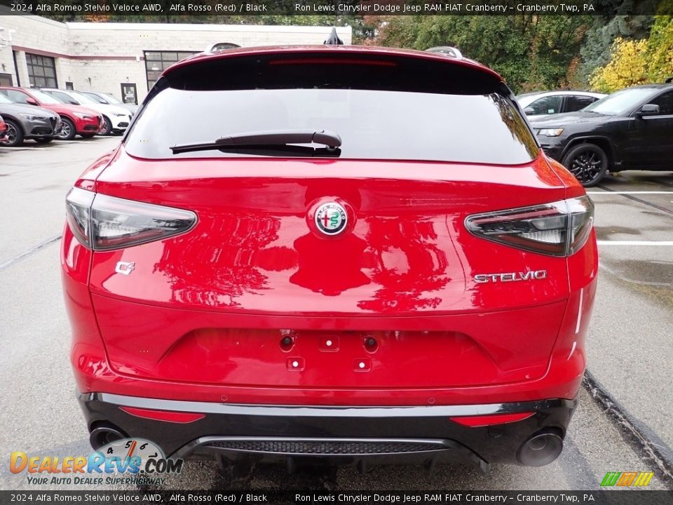 Alfa Rosso (Red) 2024 Alfa Romeo Stelvio Veloce AWD Photo #4