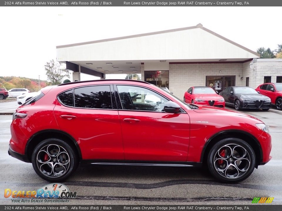 Alfa Rosso (Red) 2024 Alfa Romeo Stelvio Veloce AWD Photo #7