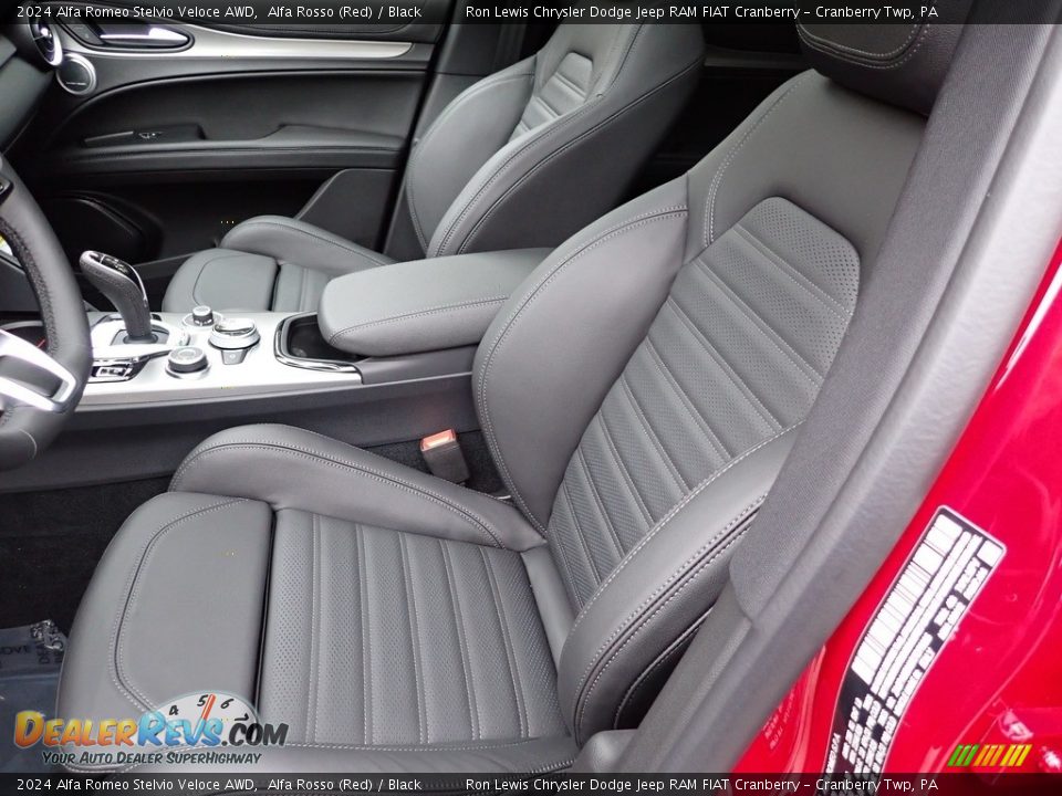 Front Seat of 2024 Alfa Romeo Stelvio Veloce AWD Photo #11