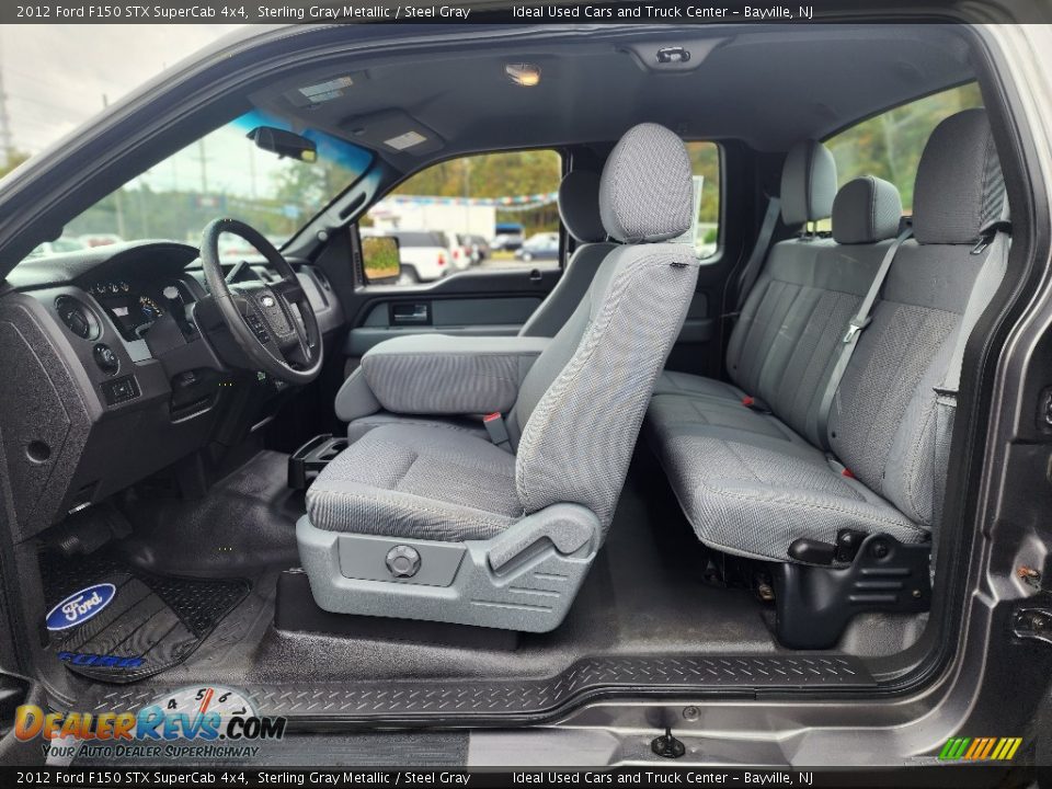 2012 Ford F150 STX SuperCab 4x4 Sterling Gray Metallic / Steel Gray Photo #25