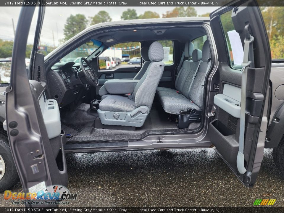 2012 Ford F150 STX SuperCab 4x4 Sterling Gray Metallic / Steel Gray Photo #26