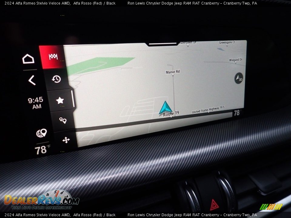 Navigation of 2024 Alfa Romeo Stelvio Veloce AWD Photo #16