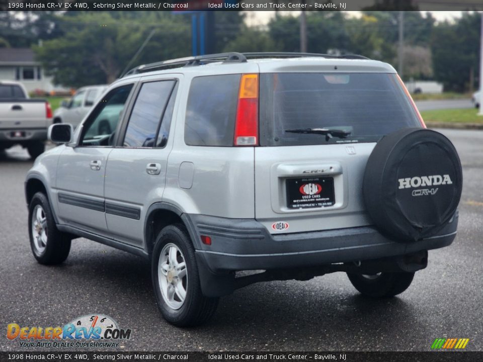 1998 Honda CR-V EX 4WD Sebring Silver Metallic / Charcoal Photo #5