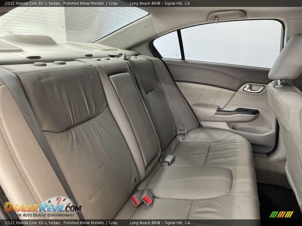 2012 Honda Civic EX-L Sedan Polished Metal Metallic / Gray Photo #33