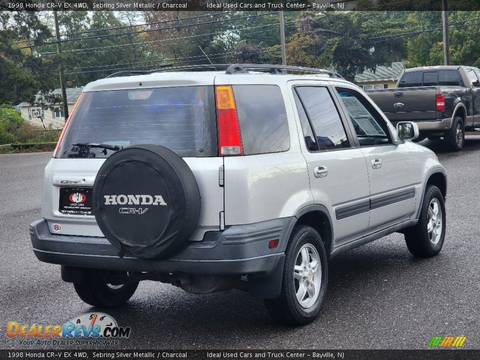 1998 Honda CR-V EX 4WD Sebring Silver Metallic / Charcoal Photo #6