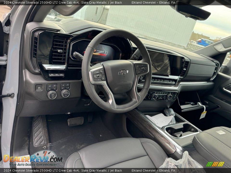 Jet Black Interior - 2024 Chevrolet Silverado 2500HD LTZ Crew Cab 4x4 Photo #6