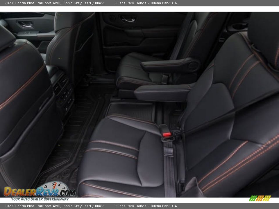 Rear Seat of 2024 Honda Pilot TrailSport AWD Photo #16