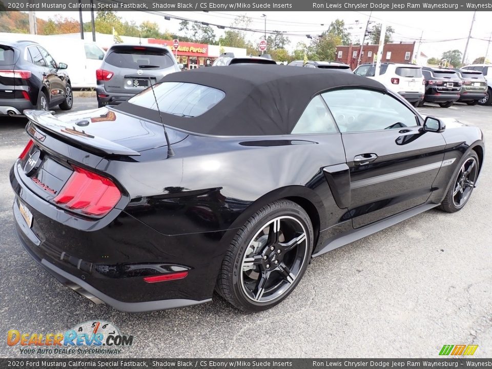 Shadow Black 2020 Ford Mustang California Special Fastback Photo #6