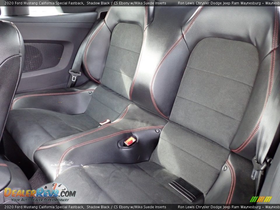 Rear Seat of 2020 Ford Mustang California Special Fastback Photo #12