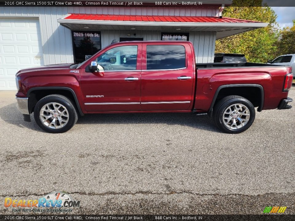 2016 GMC Sierra 1500 SLT Crew Cab 4WD Crimson Red Tintcoat / Jet Black Photo #1