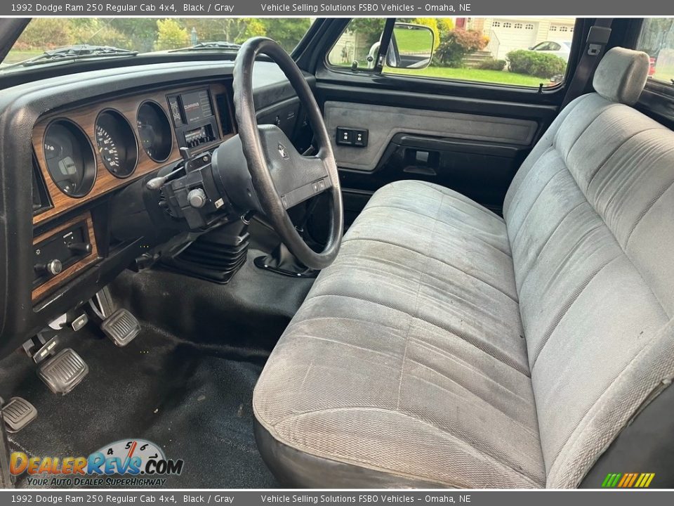 Front Seat of 1992 Dodge Ram 250 Regular Cab 4x4 Photo #9
