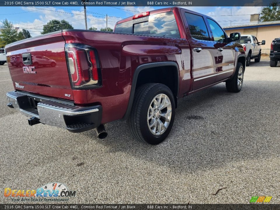 2016 GMC Sierra 1500 SLT Crew Cab 4WD Crimson Red Tintcoat / Jet Black Photo #4