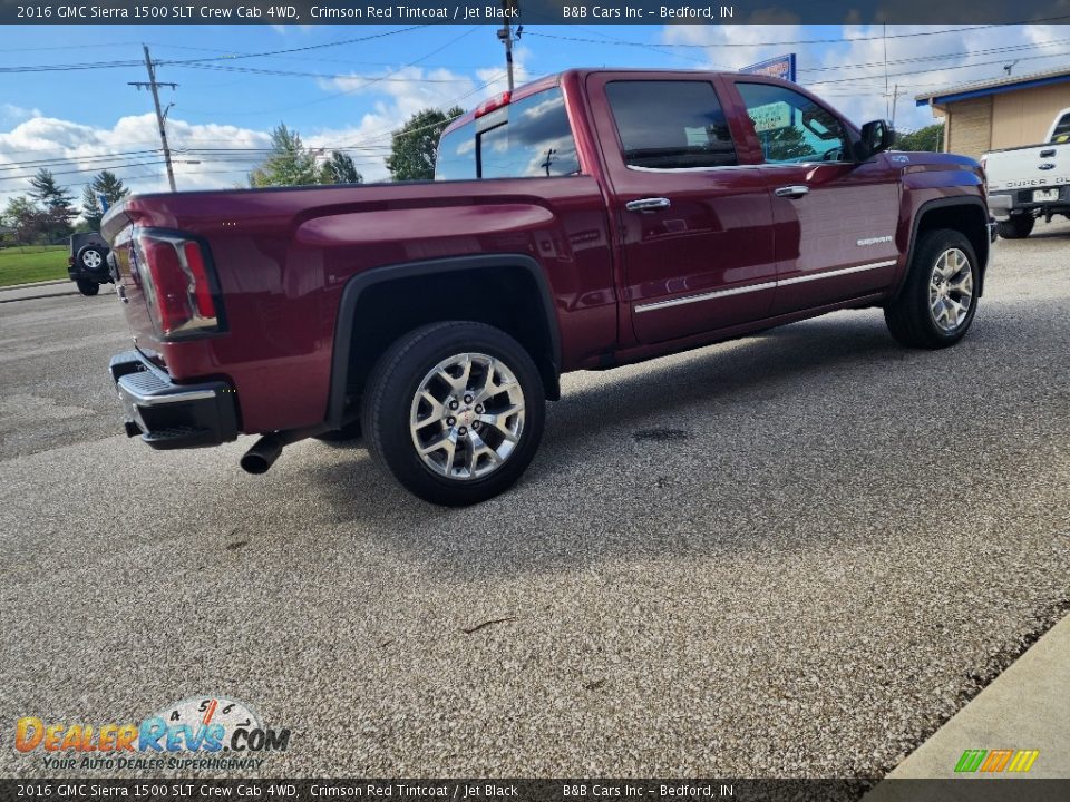 2016 GMC Sierra 1500 SLT Crew Cab 4WD Crimson Red Tintcoat / Jet Black Photo #5