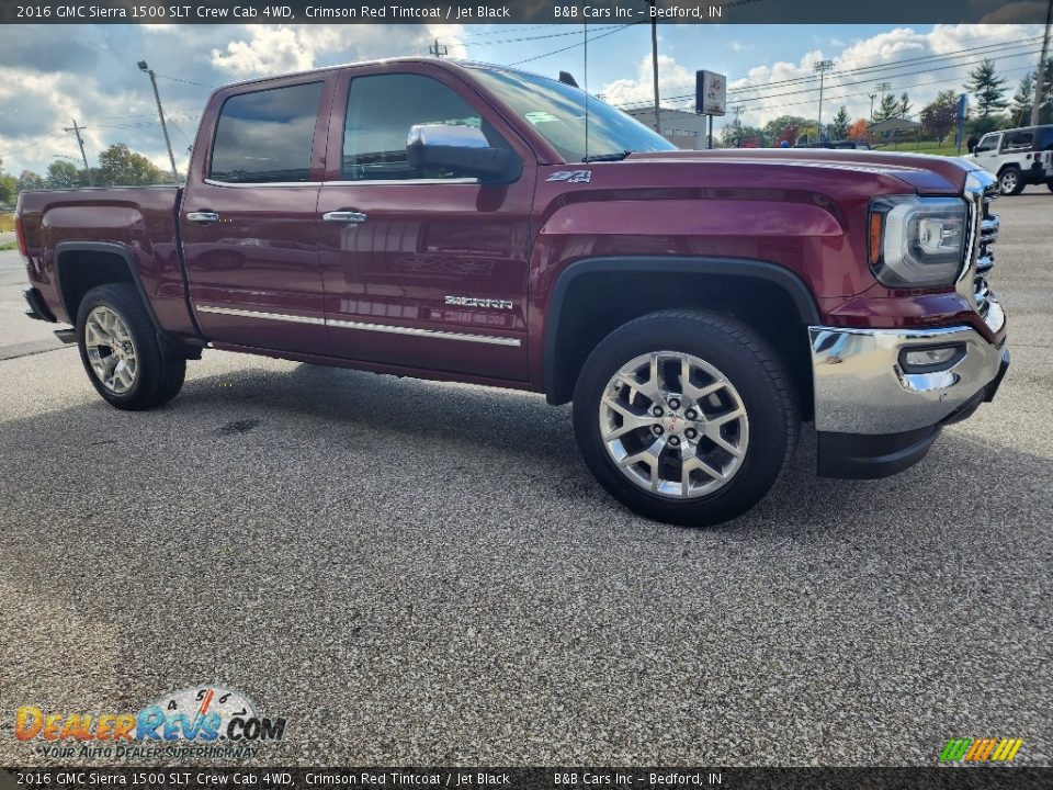 2016 GMC Sierra 1500 SLT Crew Cab 4WD Crimson Red Tintcoat / Jet Black Photo #6