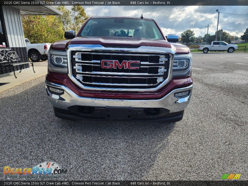 2016 GMC Sierra 1500 SLT Crew Cab 4WD Crimson Red Tintcoat / Jet Black Photo #7