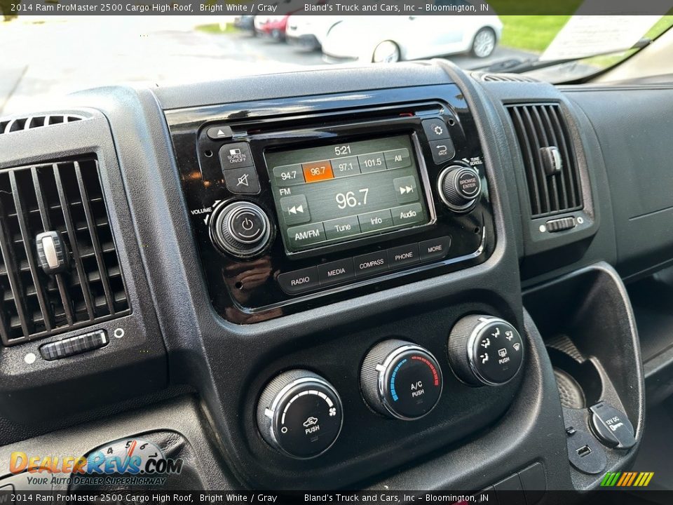 Controls of 2014 Ram ProMaster 2500 Cargo High Roof Photo #22