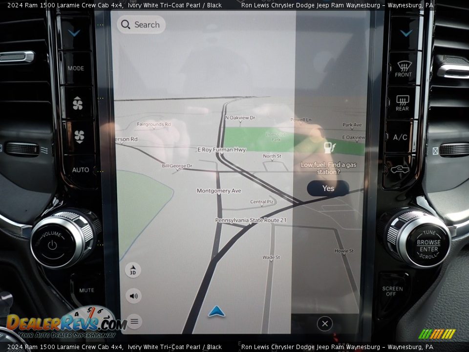 Navigation of 2024 Ram 1500 Laramie Crew Cab 4x4 Photo #18
