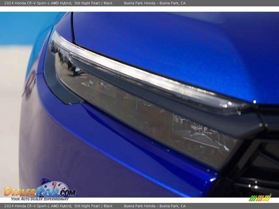 2024 Honda CR-V Sport-L AWD Hybrid Still Night Pearl / Black Photo #4