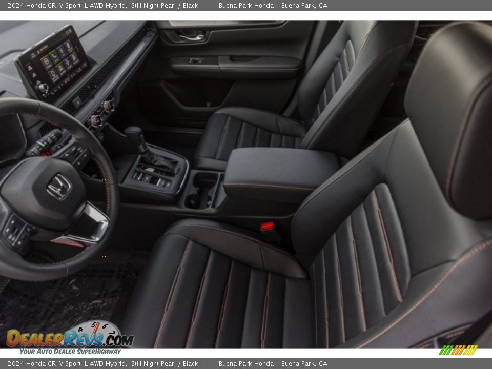 Black Interior - 2024 Honda CR-V Sport-L AWD Hybrid Photo #15
