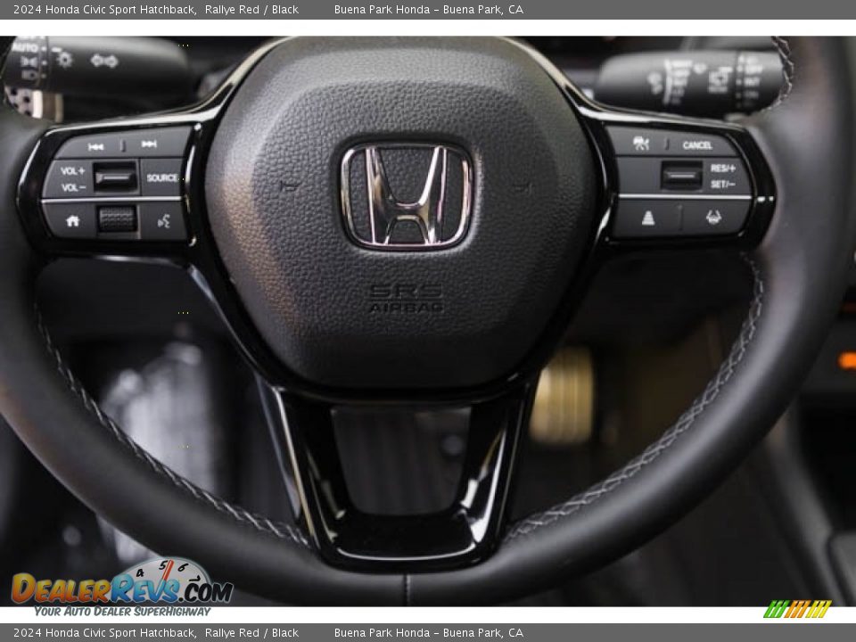 2024 Honda Civic Sport Hatchback Steering Wheel Photo #19