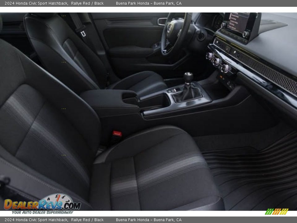 Front Seat of 2024 Honda Civic Sport Hatchback Photo #29