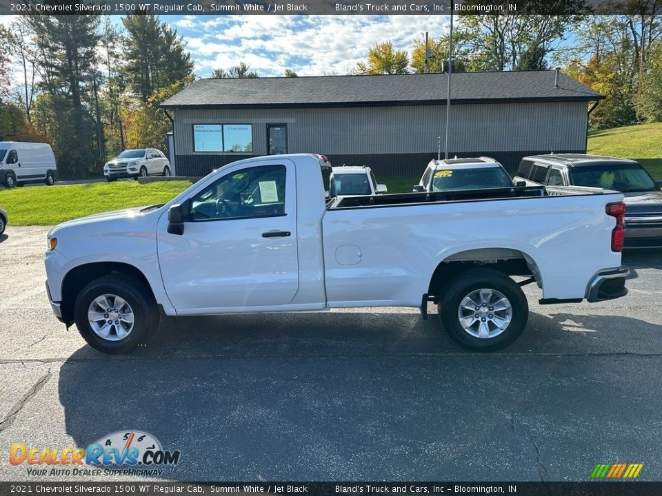 2021 Chevrolet Silverado 1500 WT Regular Cab Summit White / Jet Black Photo #1