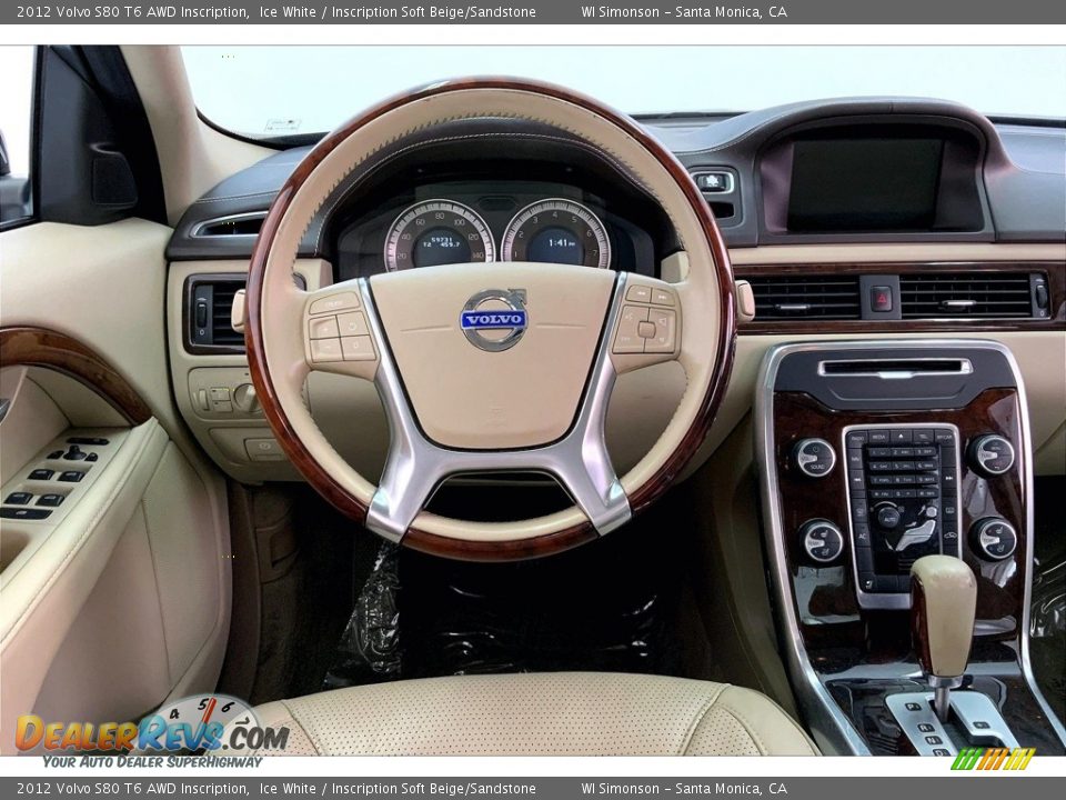 Dashboard of 2012 Volvo S80 T6 AWD Inscription Photo #7