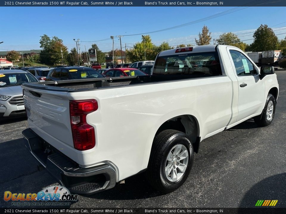 2021 Chevrolet Silverado 1500 WT Regular Cab Summit White / Jet Black Photo #5