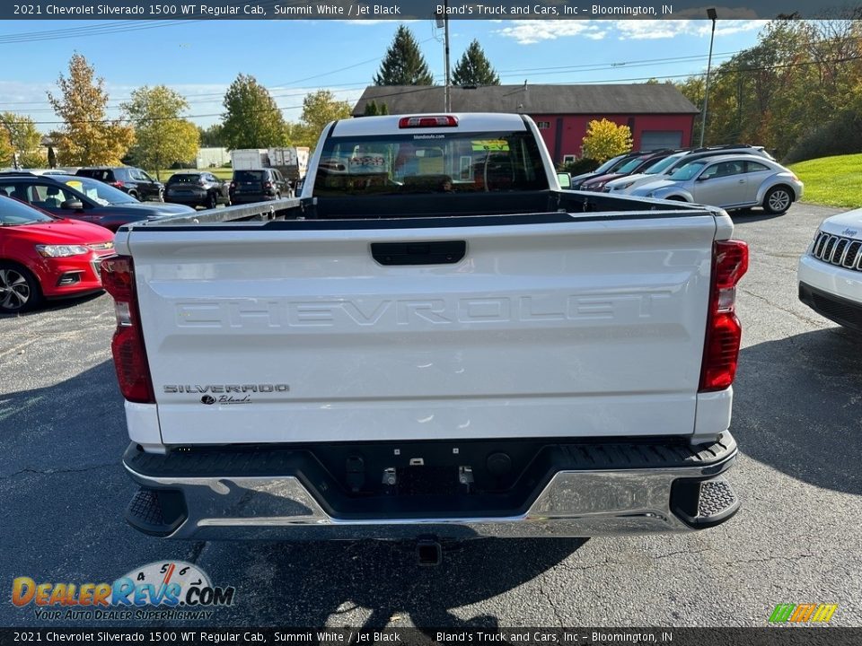 2021 Chevrolet Silverado 1500 WT Regular Cab Summit White / Jet Black Photo #6