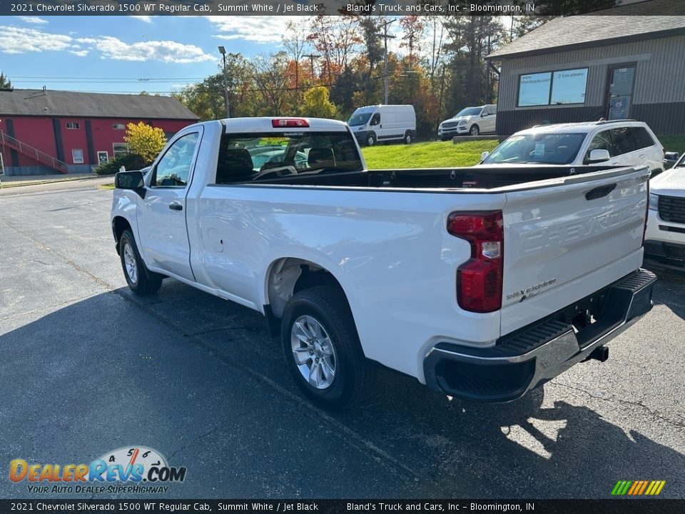 2021 Chevrolet Silverado 1500 WT Regular Cab Summit White / Jet Black Photo #7