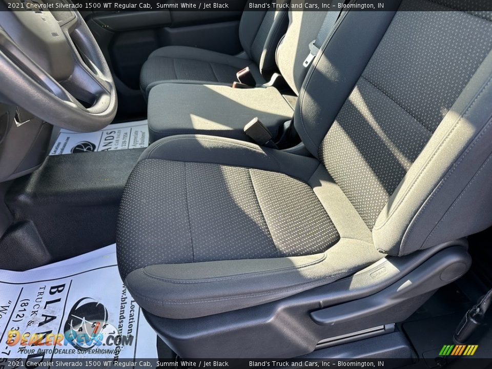 2021 Chevrolet Silverado 1500 WT Regular Cab Summit White / Jet Black Photo #9