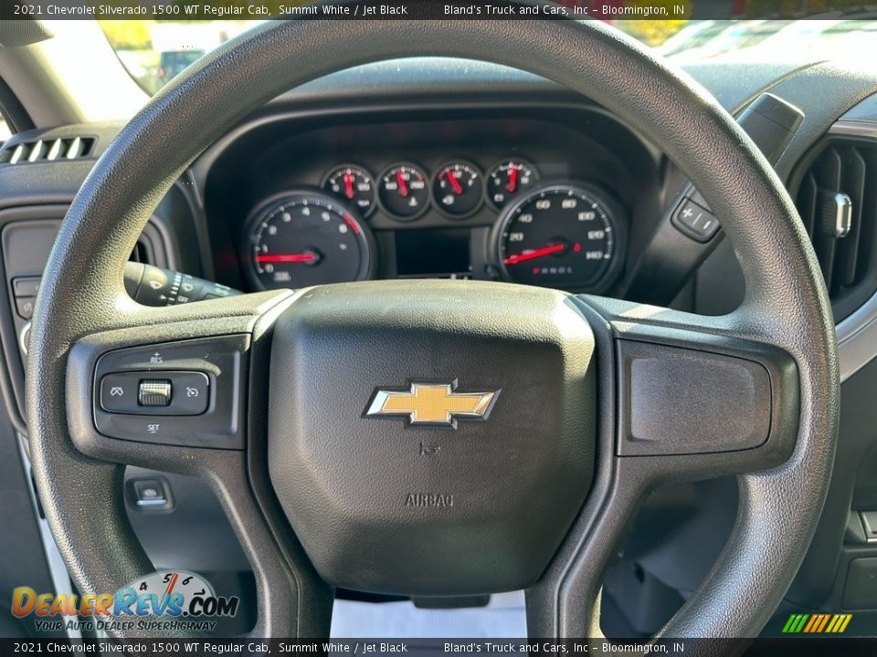 2021 Chevrolet Silverado 1500 WT Regular Cab Summit White / Jet Black Photo #14