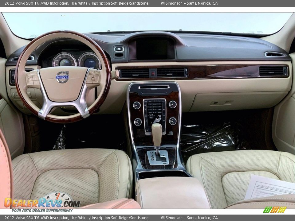 Dashboard of 2012 Volvo S80 T6 AWD Inscription Photo #29