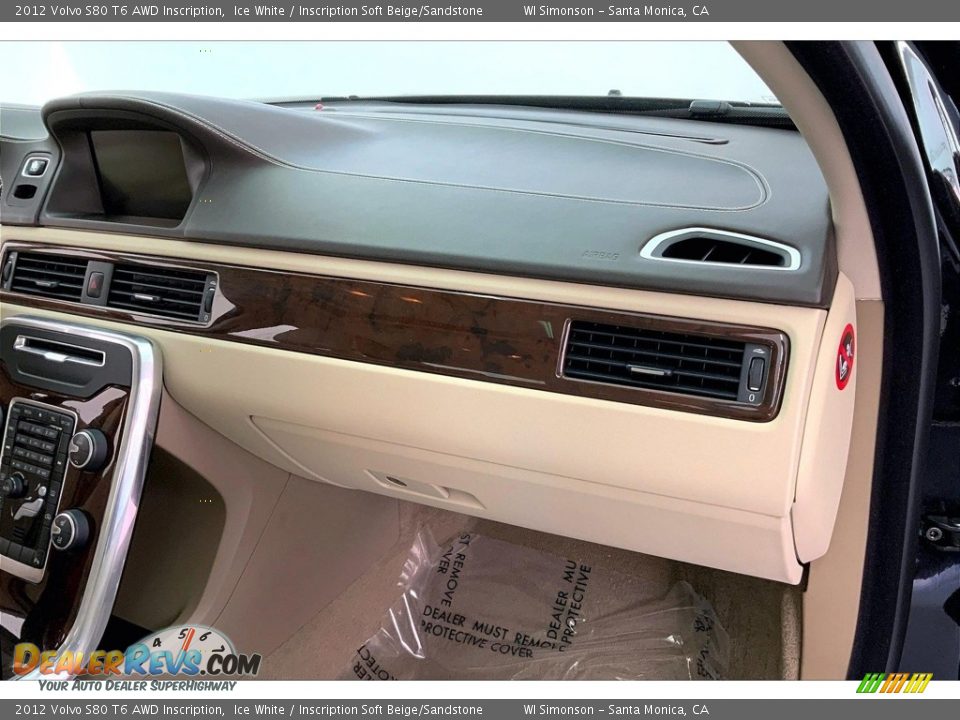 Dashboard of 2012 Volvo S80 T6 AWD Inscription Photo #31