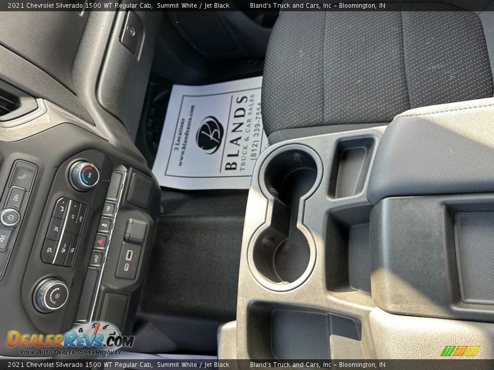 2021 Chevrolet Silverado 1500 WT Regular Cab Summit White / Jet Black Photo #17