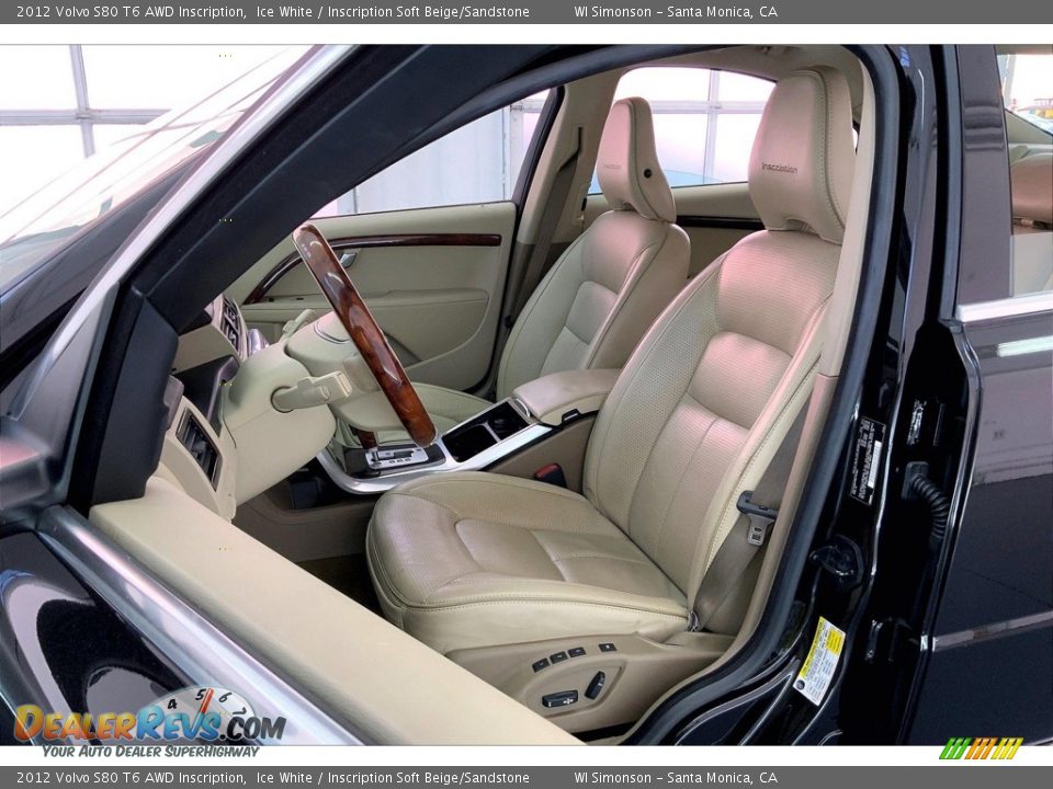 Front Seat of 2012 Volvo S80 T6 AWD Inscription Photo #35