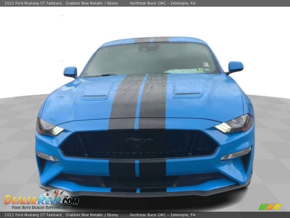 2022 Ford Mustang GT Fastback Grabber Blue Metallic / Ebony Photo #3