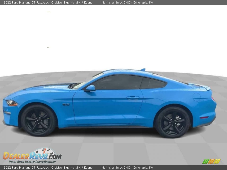 2022 Ford Mustang GT Fastback Grabber Blue Metallic / Ebony Photo #5