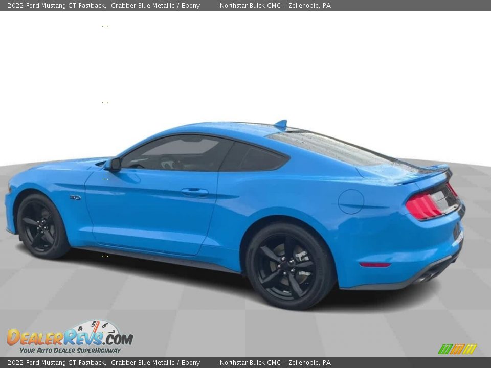 2022 Ford Mustang GT Fastback Grabber Blue Metallic / Ebony Photo #6