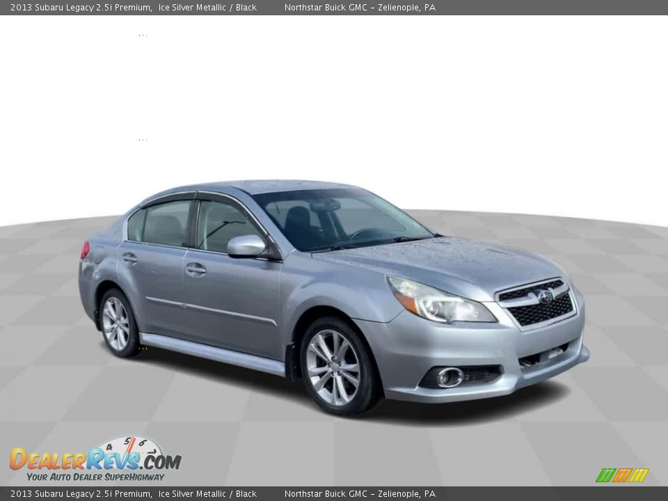 2013 Subaru Legacy 2.5i Premium Ice Silver Metallic / Black Photo #2