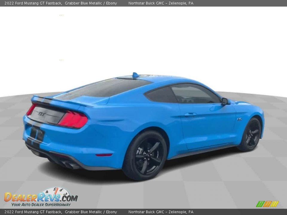 2022 Ford Mustang GT Fastback Grabber Blue Metallic / Ebony Photo #8