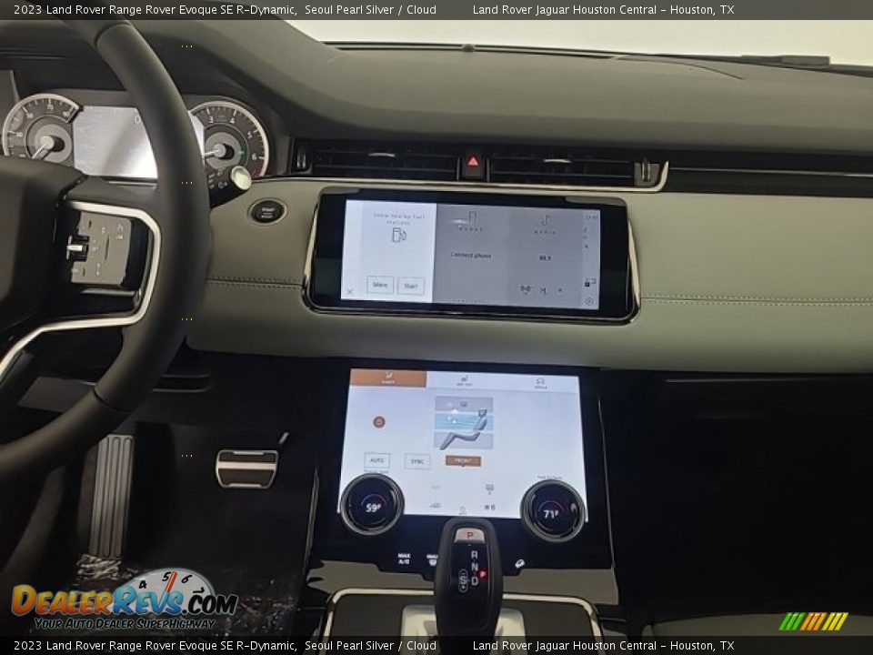 Controls of 2023 Land Rover Range Rover Evoque SE R-Dynamic Photo #19