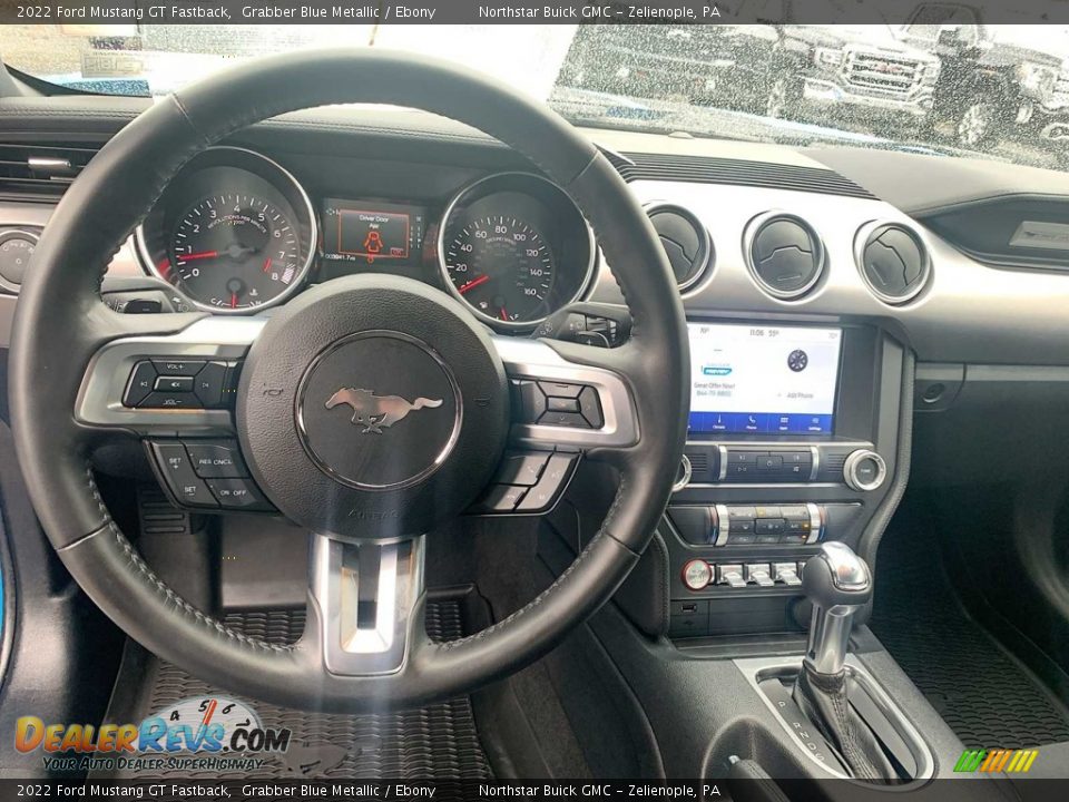 2022 Ford Mustang GT Fastback Grabber Blue Metallic / Ebony Photo #19